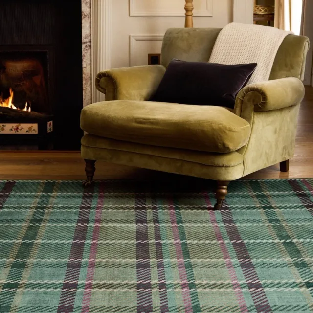 Phoenox Textiles Vloerkleed Isla Smaragdgroen - 120x185 - Wasbaar Gerecycled - Phoenox Textiles UK