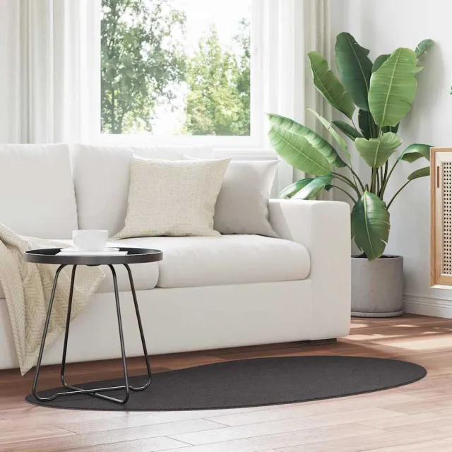 vidaXL Tapijt HUARTE Antraciet 80 x 150 cm Polyester, foto 2