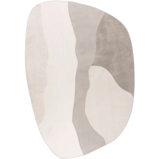 Muratap Organisch Vloerkleed Livorno Creme Zilver Beige