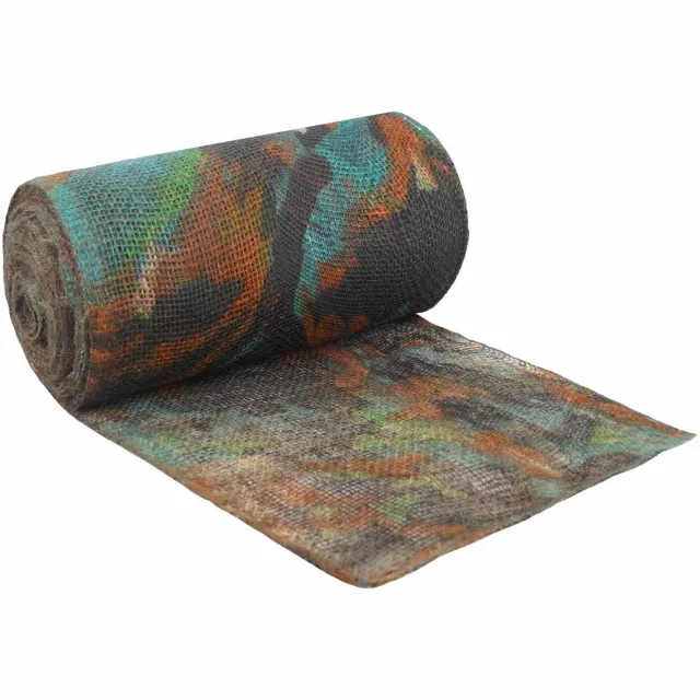 vidaXL Tuin - Jute - Net - 160 - cm - x - 50 - m - 180 - gsm - 100% - Tossa - Jute - Camouflage