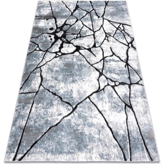 RUGSX Kleden Rugsx Tapijt modern COZY 8873 Cracks Gescheurd beton Grijs
