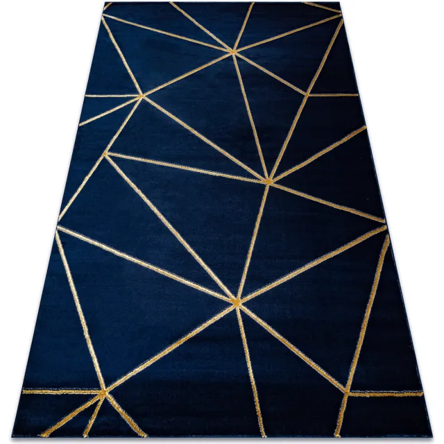 RUGSX Kleden Rugsx Tapijt EMERALD exclusief 1013 glamour, stijlvol ge 80x150 cm Blauw