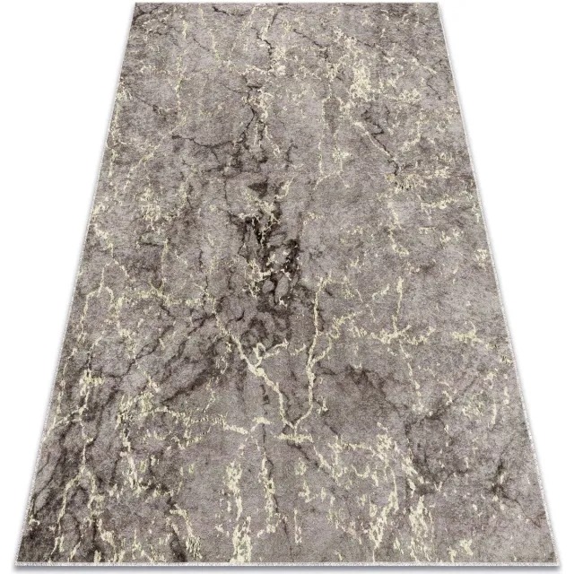 RUGSX Kleden Rugsx MIRO 52003.801 tapijt wasbaar marmer antislip - 200x290 cm Grijs