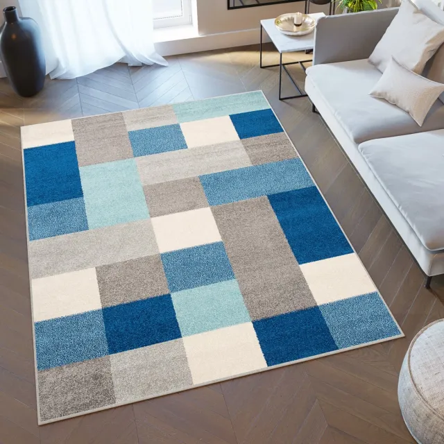 Tapiso Lazur Vloerkleed Grijs Blauw Modern Woonkamer Tapijt, foto 5