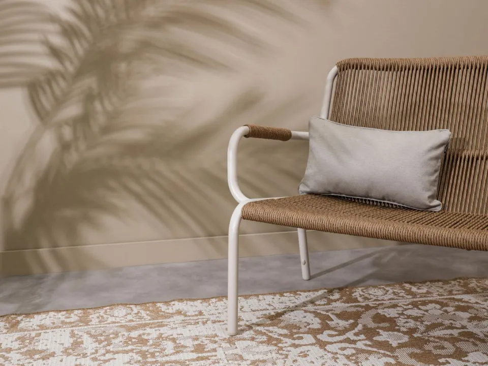 Kees Smit Collectie Torrano buitenkleed 160x230cm wit, foto 3