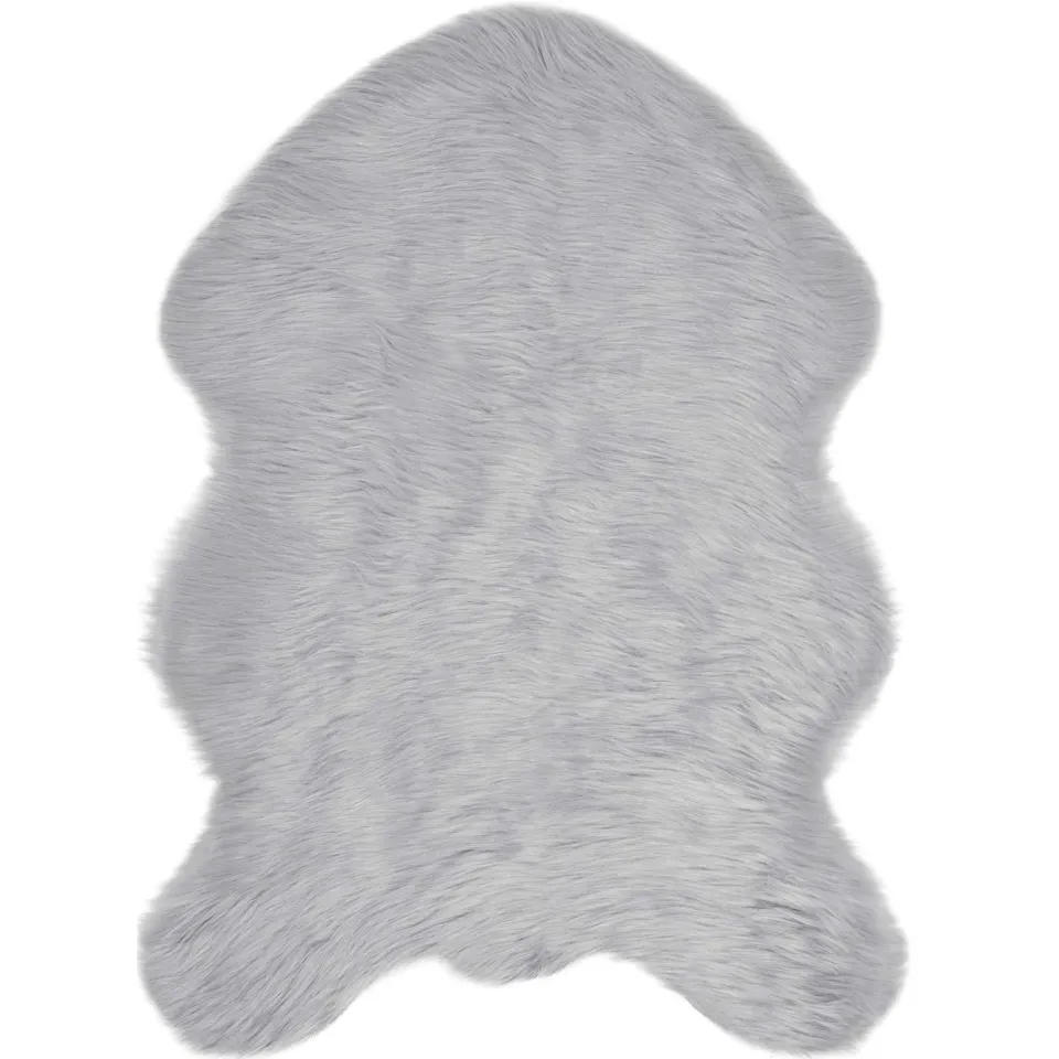 vidaXL Tapijt van imitatie TAFALLA Grijs 60 x 90 cm Polyester