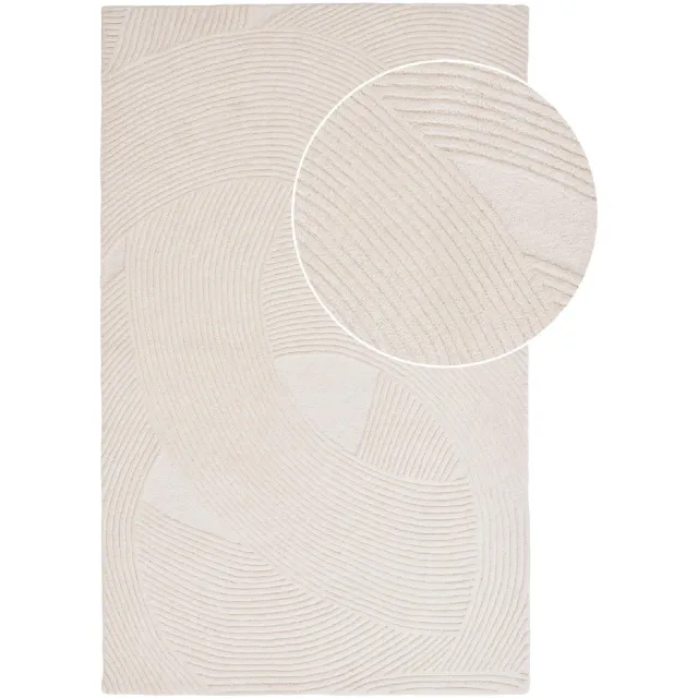 Nest of Nora Vloerkleed - Handgetuft wollen tapijt - Ivory - Scandinavisch