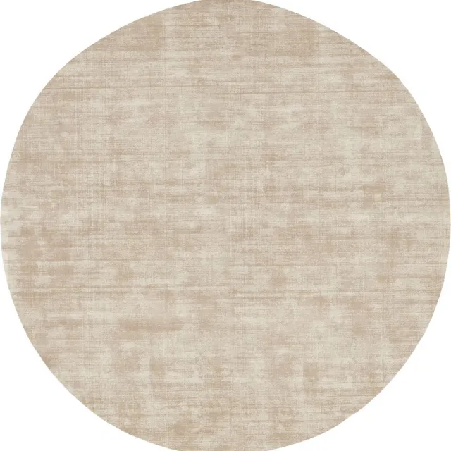 Must Living La Belle vloerkleed rond viscose beige - Ø200 cm