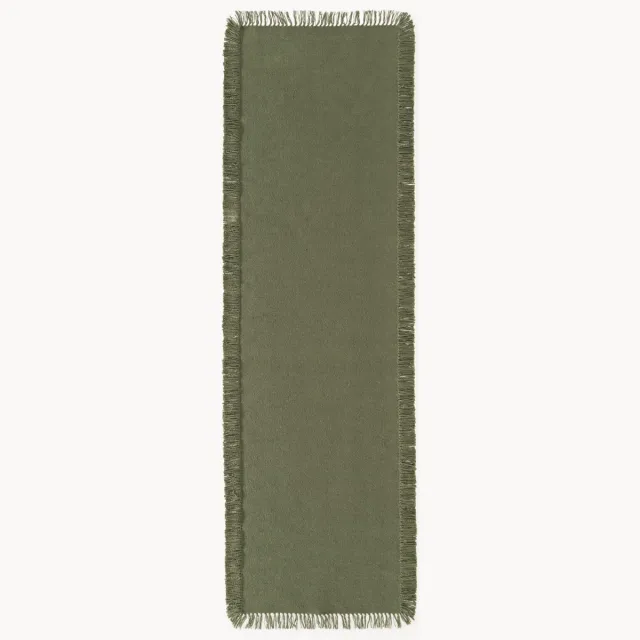 Westwing Collection Handgeweven in- & outdoor loper Marcus Groen