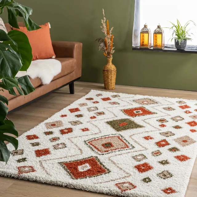 Boho&me Bohemian loper - Artisan wit/multi 80x200