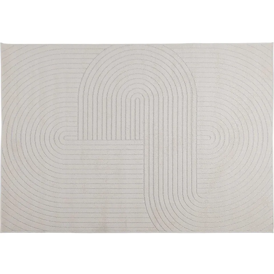 vidaXL Binnen- en buitentapijt PALMERAS Crème 140 x 200 cm Polyester