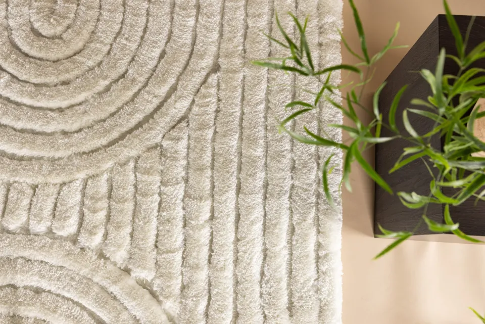 Nohr Larie vloerkleed off white, foto 4
