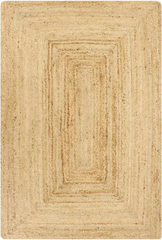 vidaXL Vloerkleed - handgemaakt - 160x230 - cm - jute - naturel