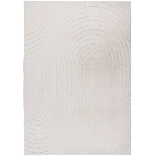 Dutch XXL Japandi Vloerkleed | Tapijt | Comfort | Bogen | Crème | 80x150 cm
