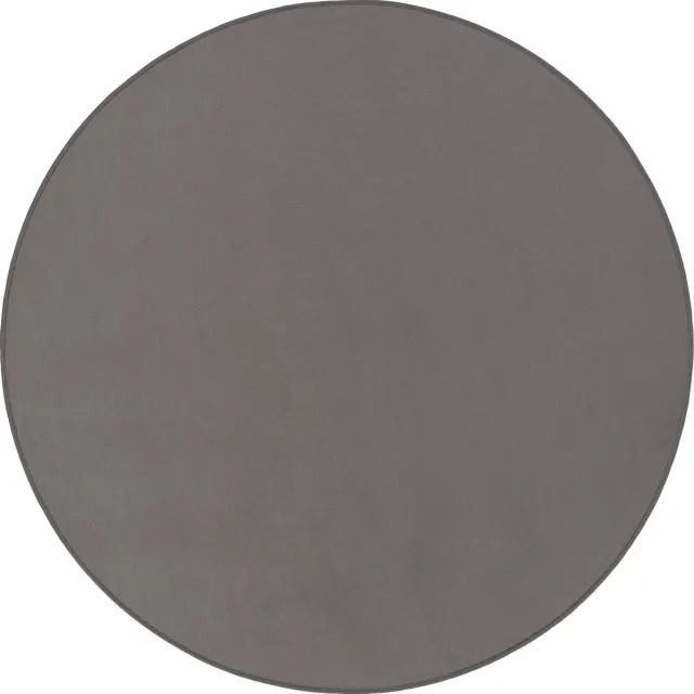 Snapstyle Basis velours vloerkleed Carla rond Grijs Beige