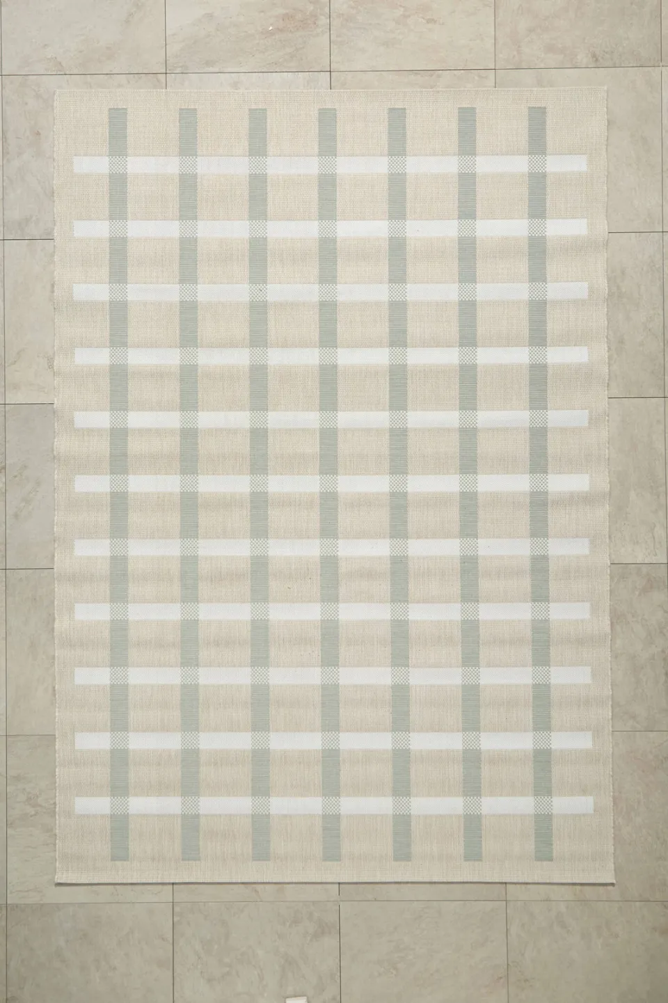 NOUS Living vloerkleed binnen en buiten zand/petrol (290x200 cm)