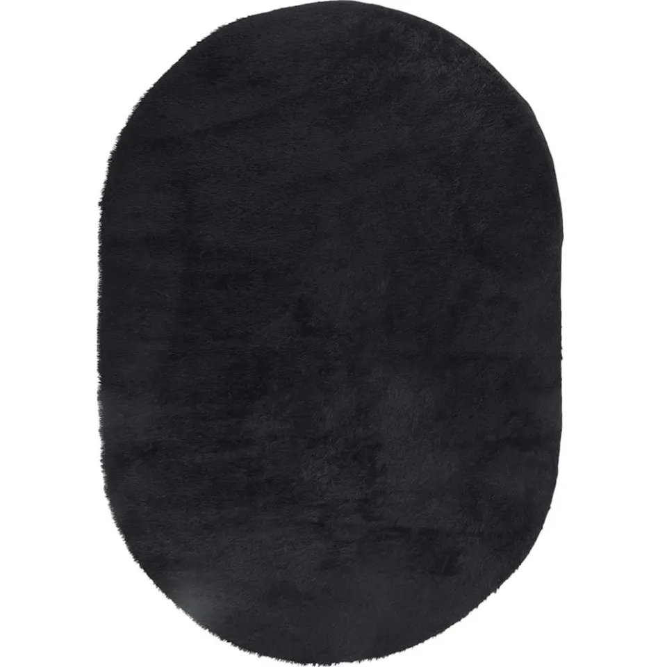 vidaXL Hoogpolig vloerkleed NAVARRA 300x200 cm polyester zwart, foto 3