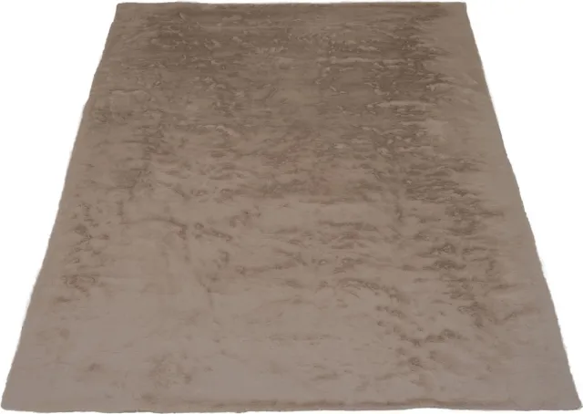 Veer Carpets Vloerkleed Velluto Choco - 80 x 150 cm - Hoogpolig Design Vloerkleed in Scandinavische / Hotel Chique Stijl Bruin
