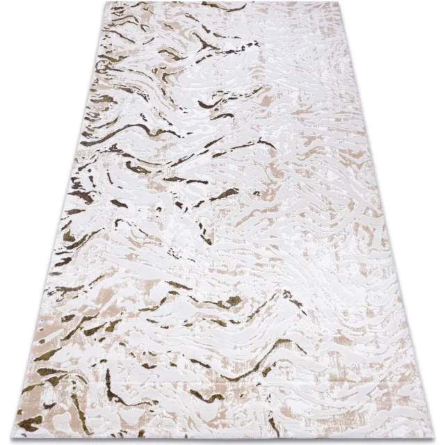 RUGSX Kleden Rugsx Tapijt ACRYL DIZAYN 123 beige / groen