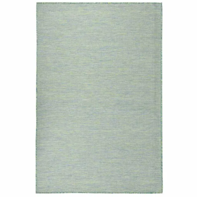 vidaXL Buitenkleed platgeweven 120x170 cm turquoise