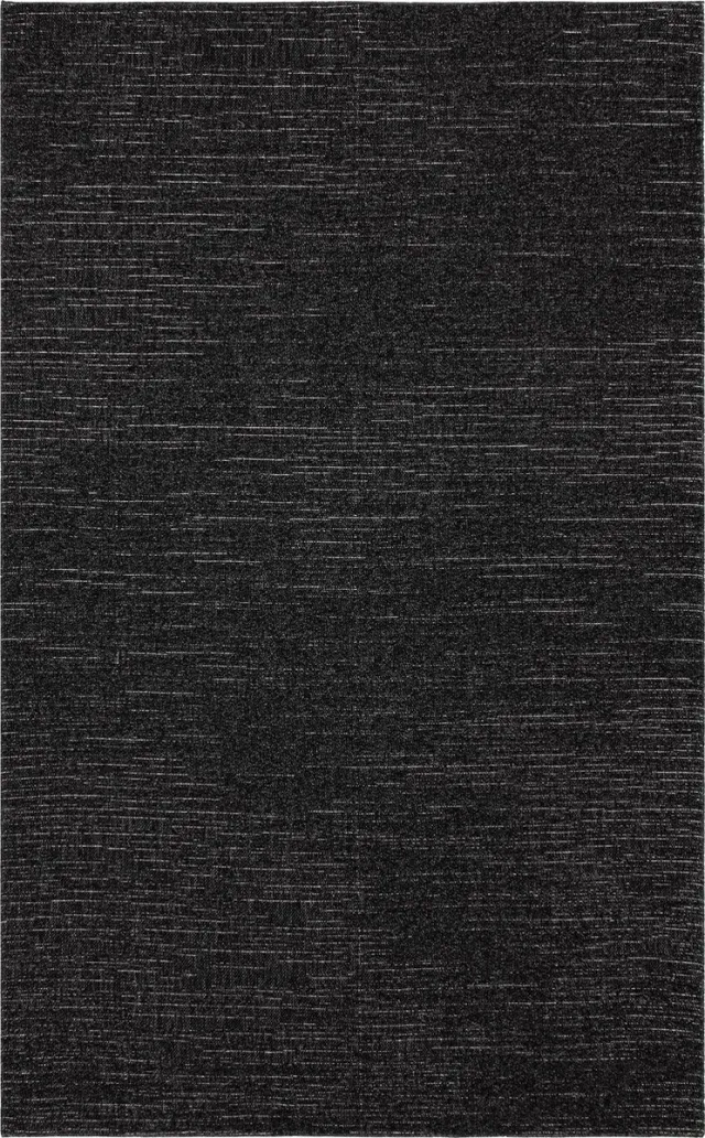 TESSO LIVING Vloerkleed voor binnen en buiten, Antislip - Uni Houtskool Grijs - 120cm x 160cm - Balkon Terras Keuken, UV- en Weersbestendig, Modern Tuintapijt