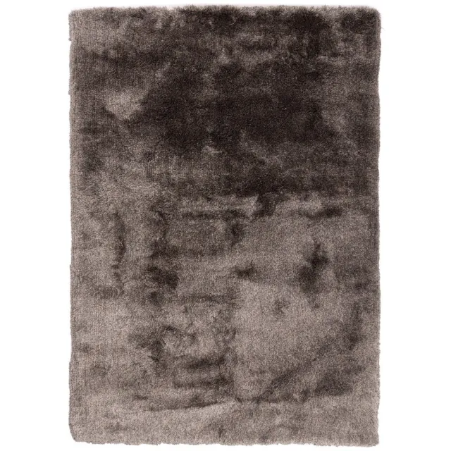 DÉJA Living Vloerkleed 200x290cm - Hoogpolig Grijs Stof - Mana