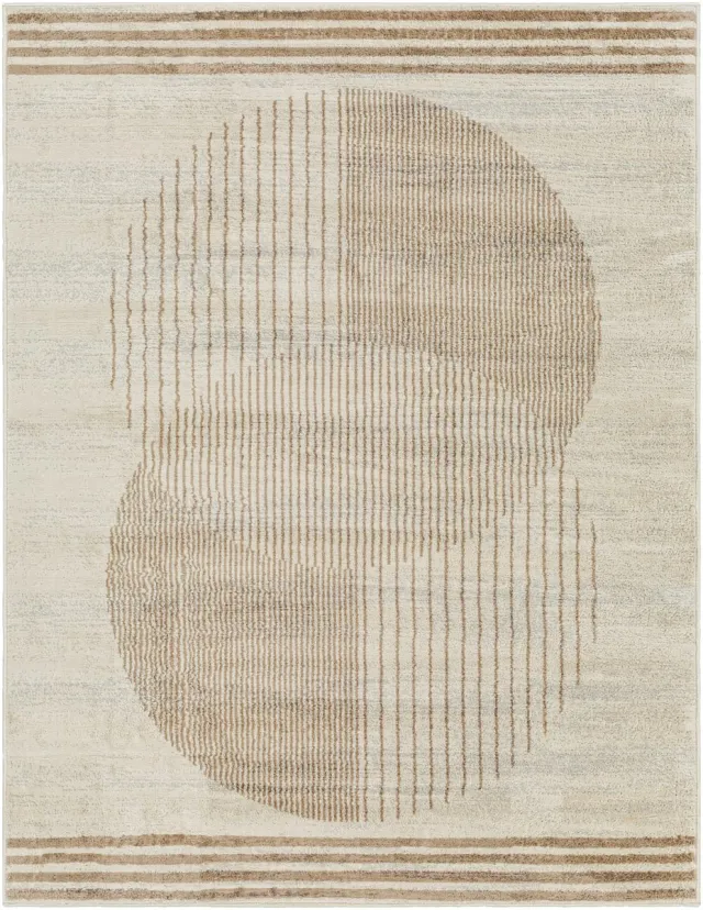 Surya Enso2 vloerkleed modern scandinavisch beige bruin