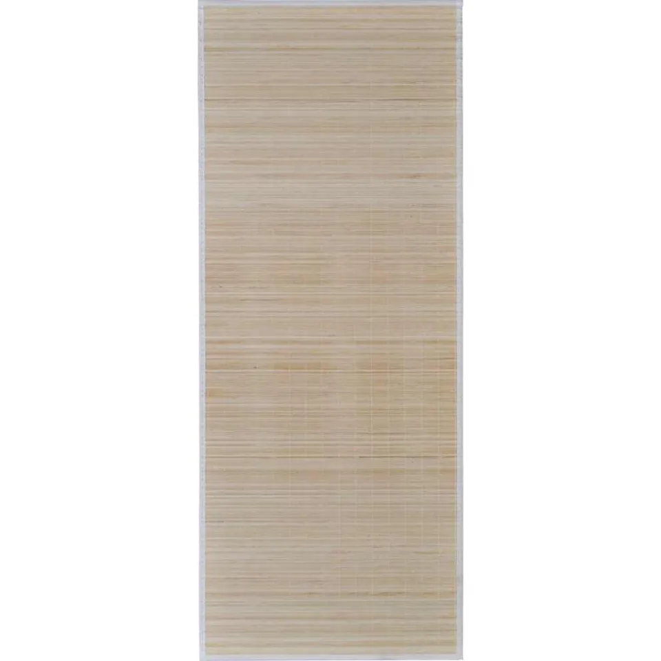 vidaXL Tapijten 2 st rechthoekig 120x180 cm bamboe natuurlijk Beige