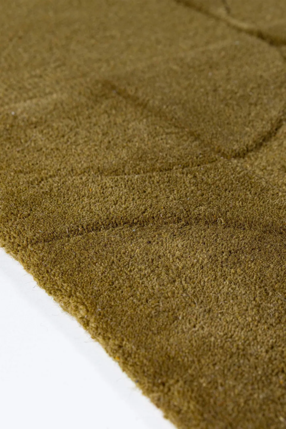 Flair Rugs Gigi Wool Geometric vloerkleed olijfgroen, foto 3