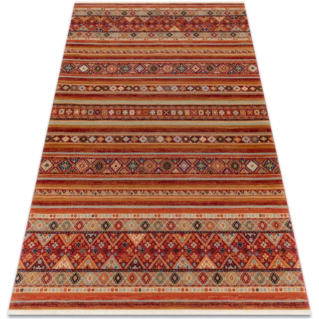 RUGSX Kleden Rugsx Wollen tapijt KESHAN oosters 7685/53578 terracotta 200x290 cm Rood