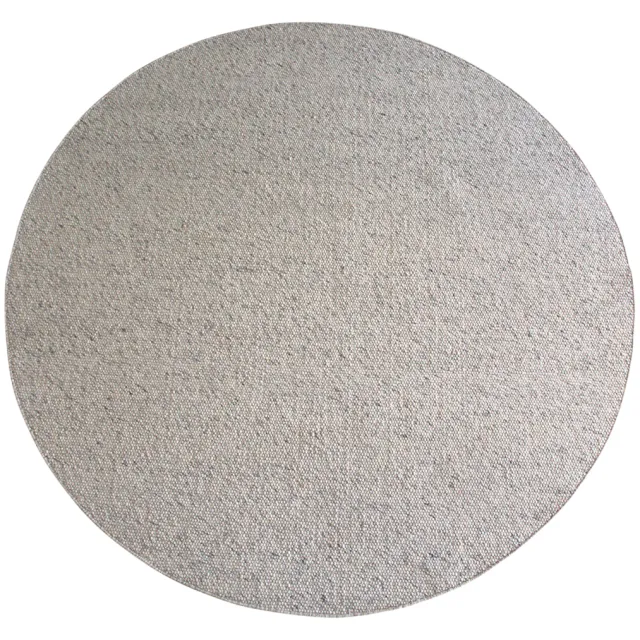 Rowico Home Auckland rond vloerkleed lichtgrijs - Ø 250 cm