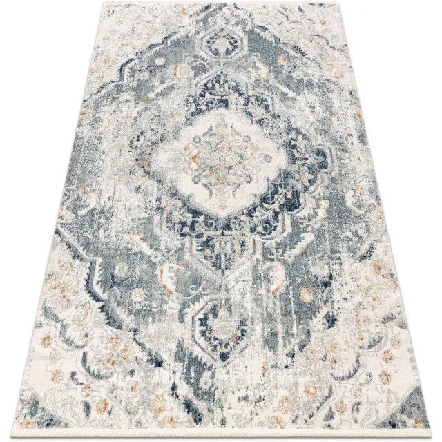 RUGSX Kleden Rugsx DISTIN 0816A blauw / lichtgroen / wit 140x190 cm
