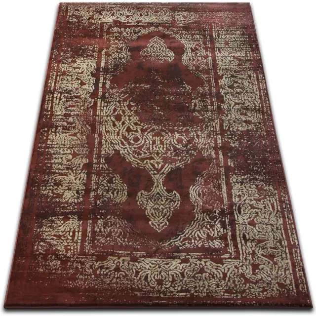 RUGSX Kleden Rugsx Tapijt DROP JASMIN 456 Rust/donkerbeige 160x220 cm Rood