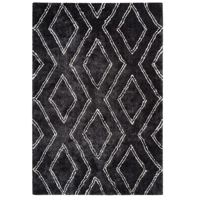 Dutch XXL Berber Vloerkleed | Tapijt | Orlando | Grafisch | Antraciet | 120x170 cm