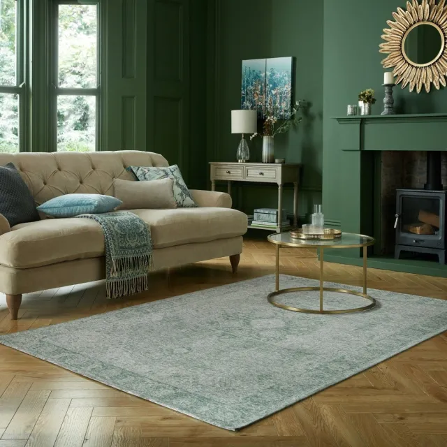 Flair Rugs vloerkleed Antique Traditional Groen - 200 x 290 cm - (L)