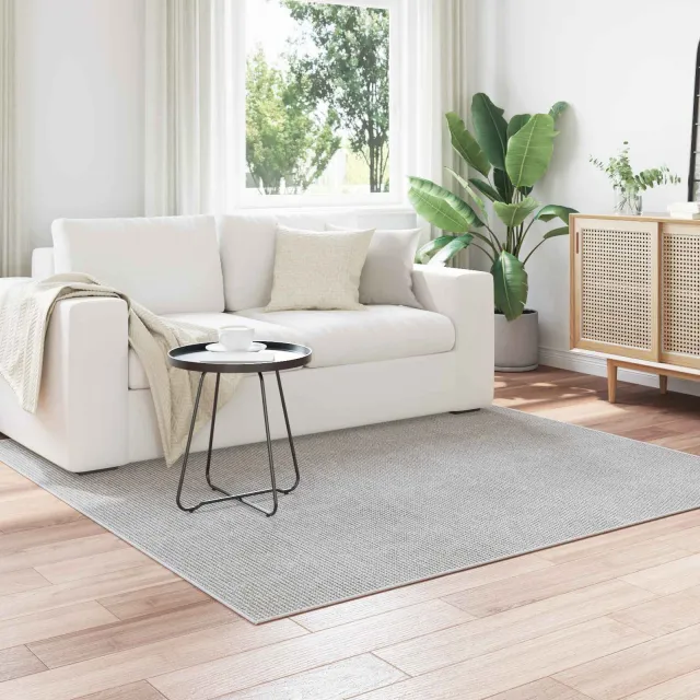 vidaXL Binnen kleed LUGO Crèmekleurig 200 x 200 cm Polyester, foto 2