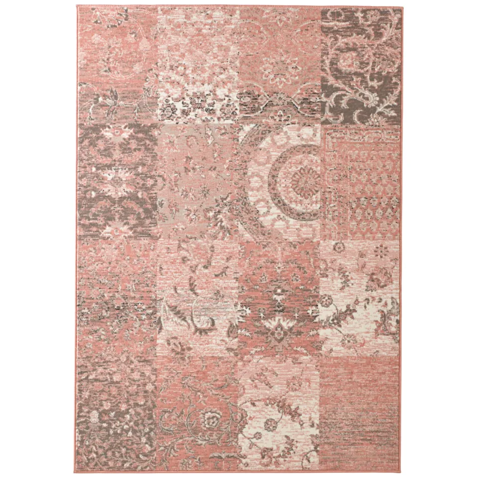 vloerkleed roze patchwork, foto 2