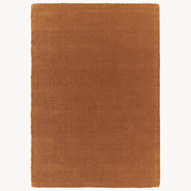 Westwing Collection Handgeweven katoenen vloerkleed Lora Terracotta