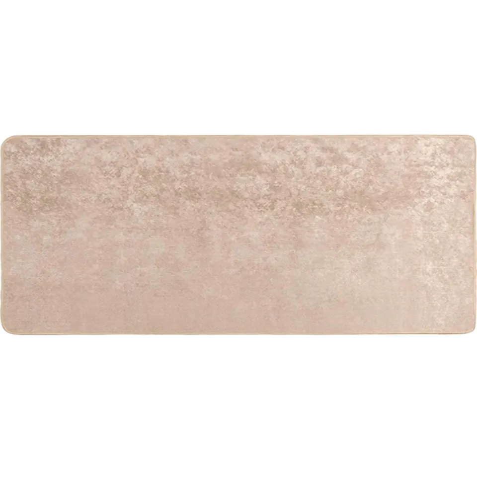 vidaXL Vloerkleedloper MARSA Beige 100 x 200 cm Polyester en PVC