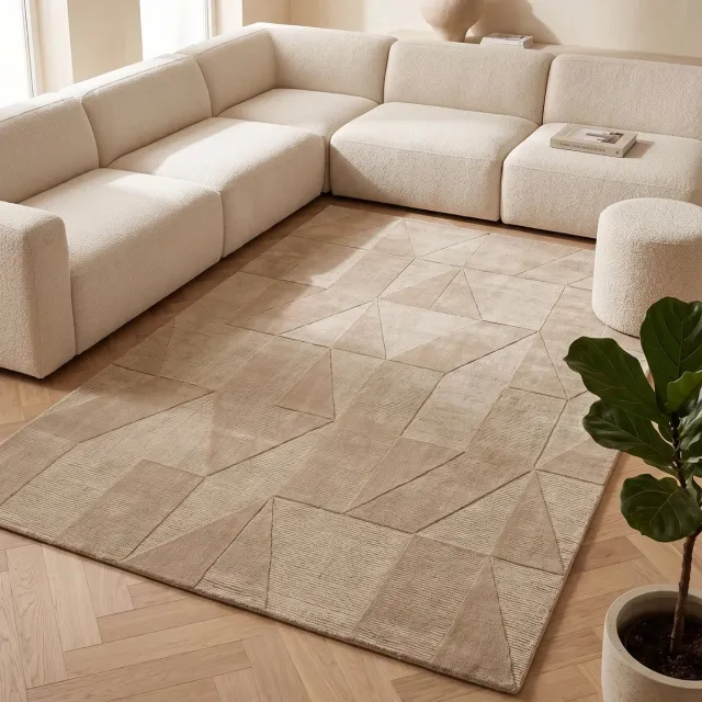 Villeroy & Boch 1906 wollen vloerkleed Ursule Beige - 190 x 280 cm - (L)