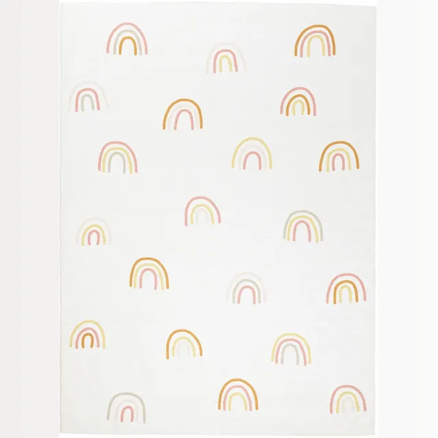 Little Olly Wasbaar kindervloerkleed - Evi Rainbow Multicolor - 120x170cm