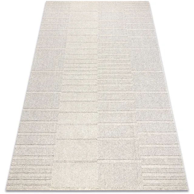 RUGSX Kleden Rugsx FLUX 461.3.AE121 wollen tapijt OSTA - Geometrisch, 240x340 cm Beige
