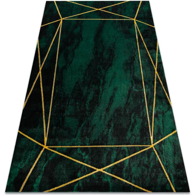 RUGSX Kleden Rugsx Tapijt EMERALD exclusief 1022 glamour, stijlvol ge 140x190 cm Groen