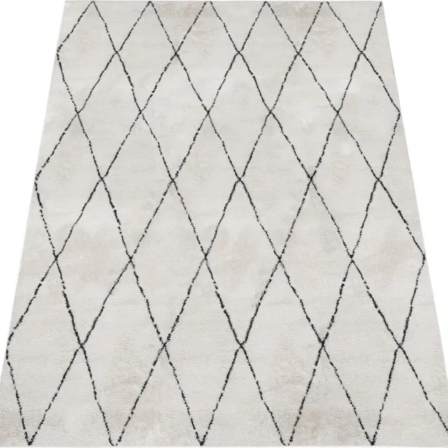 Dutch Lifestyle New Tribe C- Polyester - Vloerkleed - Zwart-wit