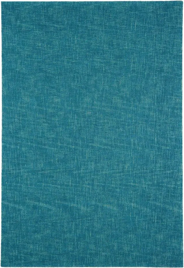 Eazy Living Easy Living - Tweed-Rug-Teal Vloerkleed - 170x240 - Rechthoek - Laagpolig Tapijt - Modern - Blauw