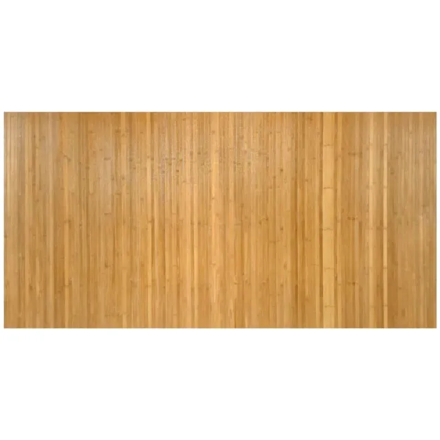 vidaXL Vloerkleed - rechthoekig - cm - bamboe - naturel