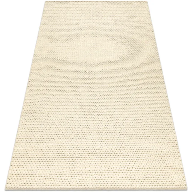 RUGSX Kleden Rugsx Wollen tapijt TAHAR 99004B room - HANDGEWEVEN 90x150 cm Beige