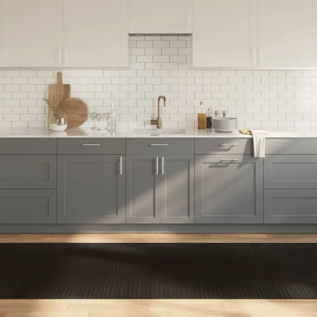 vidaXL Vloerkleed rechthoekig 100x400 cm bamboe donkerbruin bruin, foto 2