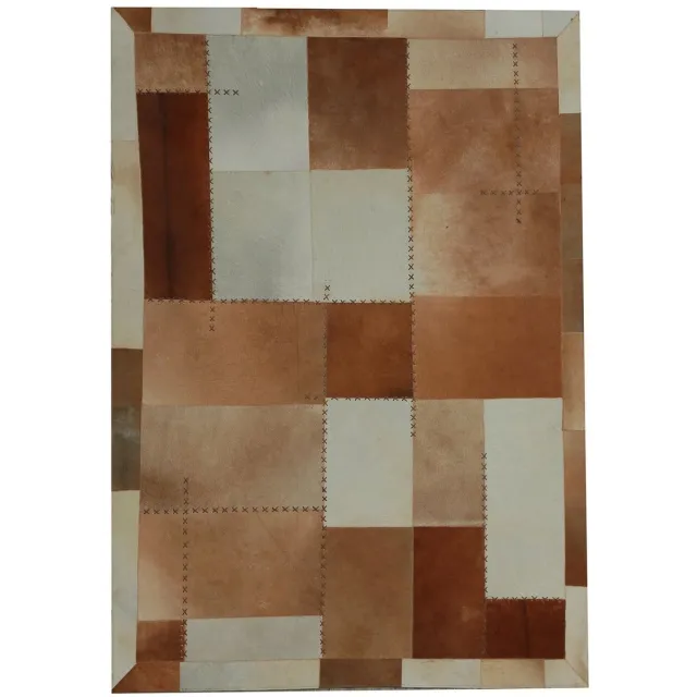Dutch XXL Leren Vloerkleed | Tapijt | Mystic | Geometrisch | Multikleur