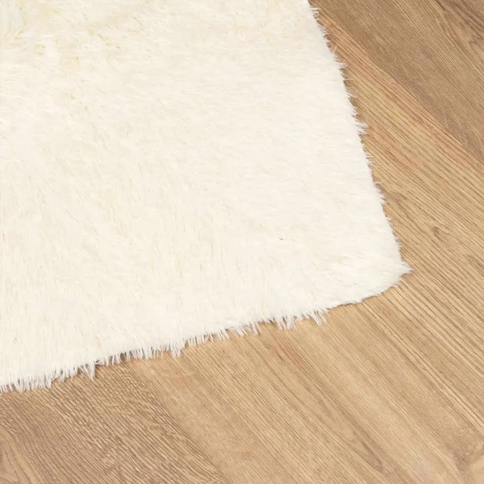 vidaXL Hoogpolig vloerkleed NAVARRA 240x340 cm polyester crèmekleurig, foto 4